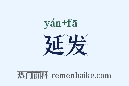 延发是什么意思的图片